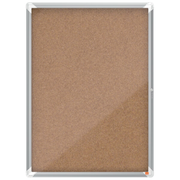 Nobo® Schaukasten Premium Plus Innenbereich 70,8 x 96,9 x 4,3 cm (B x H x T) 9 x DIN A4 mit Schloss Aluminium silber