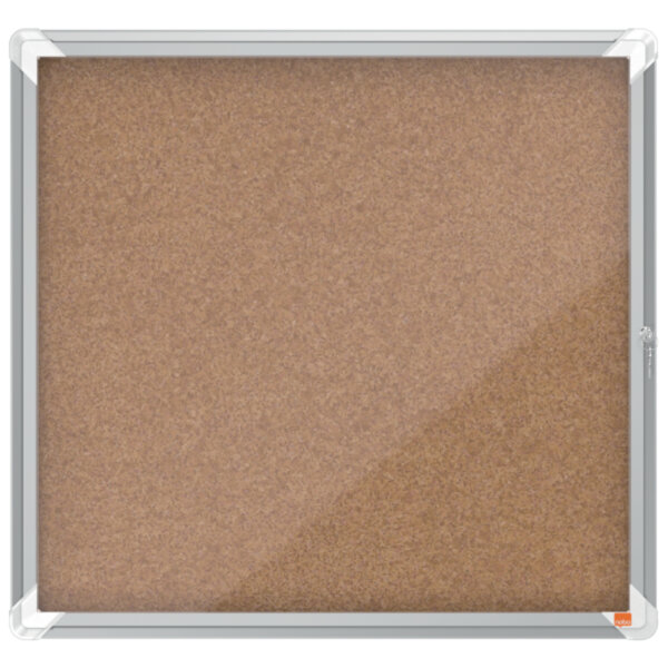 Nobo® Schaukasten Premium Plus Innenbereich 70,8 x 66,7 x 4,3 cm (B x H x T) 6 x DIN A4 mit Schloss Aluminium silber