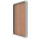 Nobo® Schaukasten Premium Plus Innenbereich 92,2 x 96,7 x 6,3 cm (B x H x T) 12 x DIN A4 mit Schloss Aluminium silber