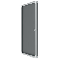 Nobo® Schaukasten Premium Plus Innenbereich 100 x 75,5 x 4 cm (B x H x T) 9 x DIN A4 mit Schloss Aluminium silber