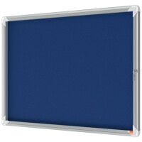 Nobo® Schaukasten Premium Plus Innenbereich 92,3 x 66,7 x 4,3 cm (B x H x T) 8 x DIN A4 mit Schloss Aluminium silber