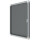 Nobo® Schaukasten Premium Plus Innenbereich 92,3 x 66,7 x 4,3 cm (B x H x T) 8 x DIN A4 mit Schloss Aluminium silber