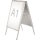 MAUL Kundenstopper MAULpublic 62,5 x 111,5 x 75,6 cm (B x H x T) DIN A1 Aluminium, eloxiert silber