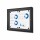 Showdown® Displays Schaukasten Innenbereich, regengeschützter Außenbereich 52,1 x 38,8 x 2,3 cm (B x H x T) 2 x DIN A4 mit Schloss Aluminium schwarz