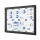 Showdown® Displays Schaukasten Innenbereich, regengeschützter Außenbereich 96,1 x 69,6 x 2,3 cm (B x H x T) 8 x DIN A4 mit Schloss Aluminium anthrazit