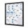 Showdown® Displays Schaukasten Innenbereich, regengeschützter Außenbereich 96,1 x 100,4 x 2,3 cm (B x H x T) 12 x DIN A4 mit Schloss Aluminium schwarz