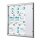 Showdown® Displays Schaukasten Innenbereich, regengeschützter Außenbereich 96,1 x 100,4 x 2,3 cm (B x H x T) 12 x DIN A4 mit Schloss Aluminium silber