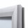 Showdown® Displays Schaukasten Outdoor Außenbereich 102,5 x 76 x 4,7 cm (B x H x T) 8 x DIN A4 mit Schloss Aluminium silber