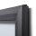 Showdown® Displays Schaukasten Outdoor Außenbereich 80,5 x 106,7 x 4,7 cm (B x H x T) 9 x DIN A4 mit Schloss Aluminium anthrazit