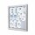 Showdown® Displays Schaukasten Outdoor Außenbereich 102,5 x 106,7 x 4,7 cm (B x H x T) 12 x DIN A4 mit Schloss Aluminium silber