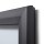 Showdown® Displays Schaukasten Outdoor Außenbereich 146,5 x 106,7 x 4,7 cm (B x H x T) 18 x DIN A4 mit Schloss Aluminium anthrazit