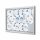 Showdown® Displays Schaukasten Outdoor Außenbereich 146,5 x 106,7 x 4,7 cm (B x H x T) 18 x DIN A4 mit Schloss Aluminium silber