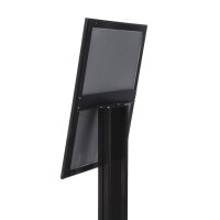 Showdown® Displays Infodisplay 50 x 163 x 40 cm (B x H x T) 4 x DIN A4 schwarz