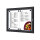 Showdown® Displays Schaukasten Outdoor Innenbereich, Außenbereich 50,5 x 37,7 x 2,2 cm (B x H x T) 2 x DIN A4 mit Schloss Aluminium Schwarz