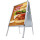 Showdown® Displays Kundenstopper Rondo 54,5 x 101,5 x 66,5 cm (B x H x T) Aluminium silber