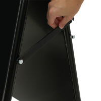 Showdown® Displays Kundenstopper Elegant 77,5 x 116 x 85,5 cm (B x H x T) Stahl schwarz