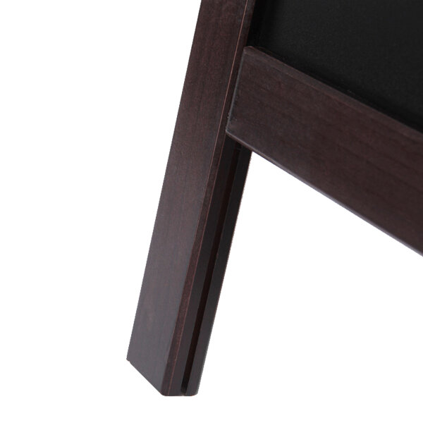 Showdown® Displays Kundenstopper Classic 55 x 82,5 x 50 cm (B x H x T) Holz dunkelbraun