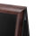 Showdown® Displays Kundenstopper 68 x 114,8 x 80,3 cm (B x H x T) Hartholz dunkelbraun