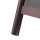 Showdown® Displays Kundenstopper 68 x 114,8 x 80,3 cm (B x H x T) Hartholz dunkelbraun