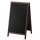 Showdown® Displays Kundenstopper 68 x 114,8 x 80,3 cm (B x H x T) Hartholz dunkelbraun