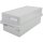 Exacompta Karteikasten Office 13,9 x 17,1 x 35,5 cm (B x H x T) DIN A6 quer 1.200 Karten Polystyrol lichtgrau