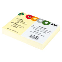 HAN Karteikarte DIN A7 quer liniert gelb 100 St./Pack.