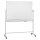 FRANKEN Whiteboard Maße der Oberfläche: 220 x 120 cm (B x H) Tafel magnethaftend beidseitig beschreibbar Metall lackiert weiß