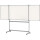 MAUL Klapptafel Mobile MAULpro 150/300 x 100 cm (B x H) Stahlblech weiß