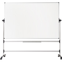 Bi-office Whiteboard Earth Maße der Oberfläche: 180 x 120 cm (B x H) Tafel magnethaftend beidseitig beschreibbar Stahl emailliert weiß
