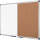 Bi-office Multifunktionstafel Maya 120 x 120 cm (B x H) Stahl Material der Pinnfläche: Kork weiß, braun