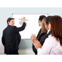 Bi-office Whiteboard Scala Maße der Oberfläche: 180 x 90 cm (B x H) Tafel magnethaftend nicht beidseitig beschreibbar Keramik emailliert weiß