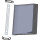 DJOIS Sichttafelwandhalter PRO DIN A4 Aluminium/Polypropylen schwarz 10 Sichttafeln