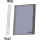 DJOIS Sichttafelwandhalter PRO DIN A4 Aluminium/PVC schwarz 5 Sichttafeln
