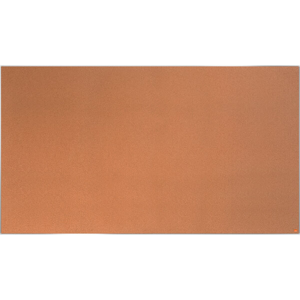 Nobo® Pinnwand Impression Pro Widescreen 188 x 106 cm (B x H) Maße der Oberfläche: 187,5 x 105,2 cm (B x H) Kork Material des Rahmens: Aluminium naturbraun