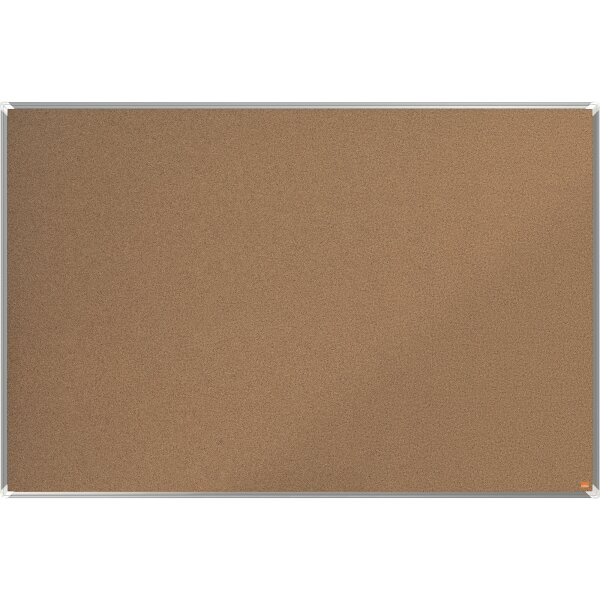 Nobo® Pinnwand Premium Plus 150 x 100 cm (B x H) Maße der Oberfläche: 147,6 x 96,6 cm (B x H) Kork Material des Rahmens: Aluminium naturbraun
