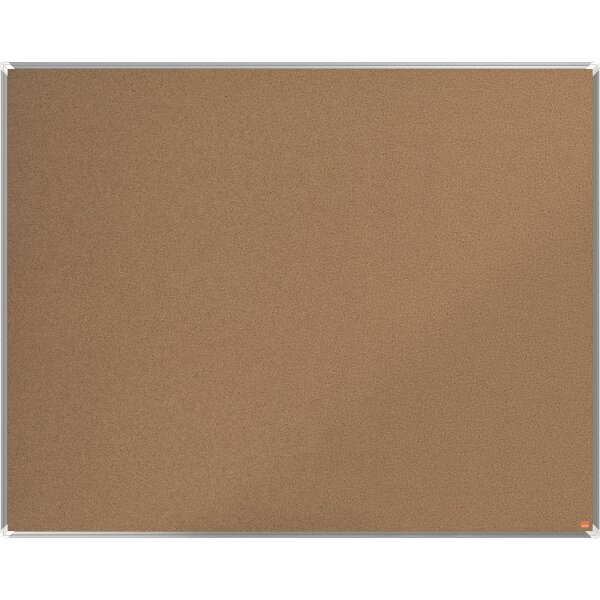 Nobo® Pinnwand Premium Plus 150 x 120 cm (B x H) Maße der Oberfläche: 147,6 x 116,7 cm (B x H) Kork Material des Rahmens: Aluminium naturbraun