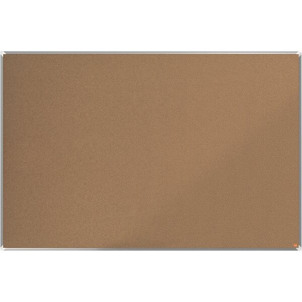 Nobo® Pinnwand Premium Plus 180 x 120 cm (B x H) Maße der Oberfläche: 177,8 x 116,7 cm (B x H) Kork Material des Rahmens: Aluminium naturbraun