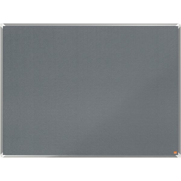 Nobo® Pinnwand Premium Plus 120 x 90 cm (B x H) Maße der Oberfläche: 117,3 x 86,5 cm (B x H) Filz Material des Rahmens: Aluminium grau