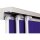 FRANKEN Wandschienensystem PRO 200cm Aluminium silber