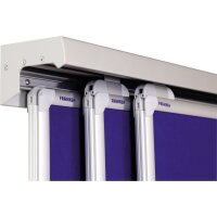 FRANKEN Wandschienensystem PRO 500cm Aluminium silber