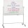 FRANKEN Whiteboard Maße der Oberfläche: 180 x 120 cm (B x H) Tafel magnethaftend beidseitig beschreibbar Stahl emailliert weiß