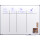 Legamaster Whiteboard PREMIUM Maße der Oberfläche: 90 x 60 cm (B x H) Tafel magnethaftend nicht beidseitig beschreibbar inkl. 2 x Whiteboardmarker TZ1 (schwarz, blau), je 1 x Markerhalter, Tafellöscher, Magnet Stahl lackiert weiß