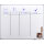 Legamaster Whiteboard PREMIUM Maße der Oberfläche: 150 x 120 cm (B x H) Tafel magnethaftend nicht beidseitig beschreibbar inkl. 2 x Whiteboardmarker TZ1 (schwarz, blau), je 1 x Markerhalter, Tafellöscher, Magnet Stahl lackiert weiß