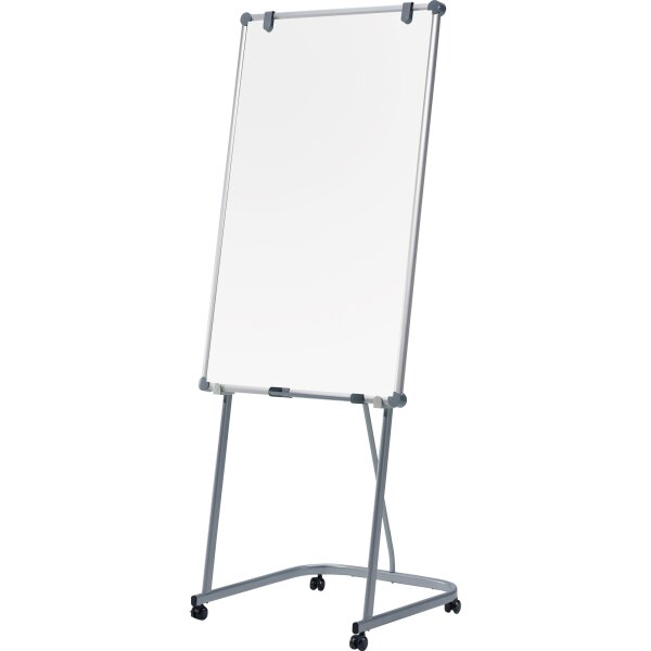 MAUL Whiteboard Mobil 2000 MAULpro Maße der Oberfläche: 75 x 120 cm (B x H) Tafel magnethaftend nicht beidseitig beschreibbar inkl. 4 Bodenausgleichsschrauben Stahlblech kunststoffbeschichtet weiß