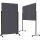 magnetoplan® Moderationstafel Design VarioPin Maße der Oberfläche: 100 x 180 cm (B x H) Filz grau