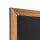 Showdown® Displays Kreidetafel Natura Tafel nicht magnethaftend Holz schwarz