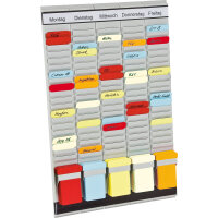 FRANKEN T-Kartentafel OfficePlaner 31,5 x 49 cm (B x H)...