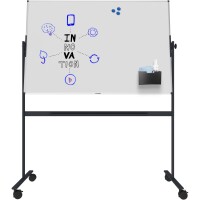 Legamaster Whiteboard UNITE Maße der Oberfläche: 100 x 150 cm (B x H) Tafel magnethaftend beidseitig beschreibbar Stahl lackiert weiß