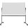 Legamaster Whiteboard UNITE PLUS Maße der Oberfläche: 220 x 120 cm (B x H) Tafel magnethaftend beidseitig beschreibbar Stahl emailliert weiß