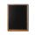 Showdown® Displays Kreidetafel Natura Tafel nicht magnethaftend Holz schwarz